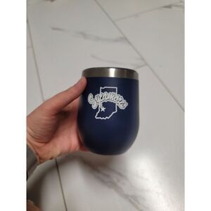~ blue isu indiana state sycamore small tumbler